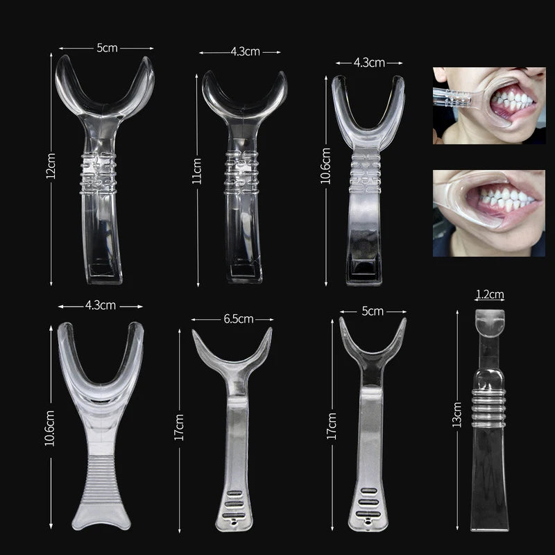 T-Shape Dental Cheek Retractor Intraoral Cheek Lip Retractor Opener Orthodontic Teeth Mouth Opener Dentist Tools