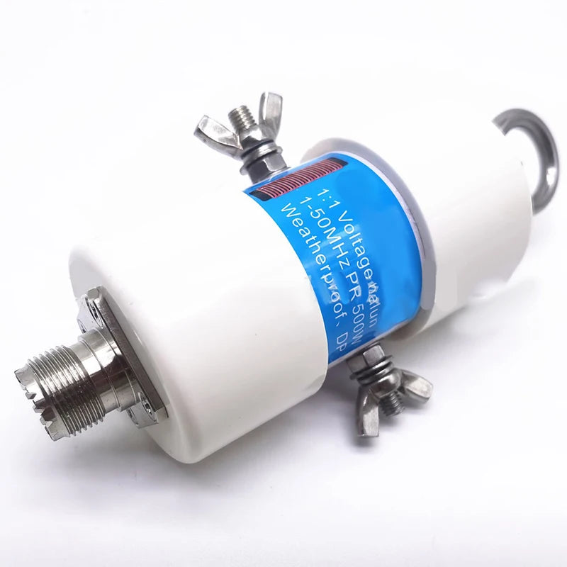 160m-6m Frequency 1.8-50MHz 500W High-Power HF Shortwave Balun Converter