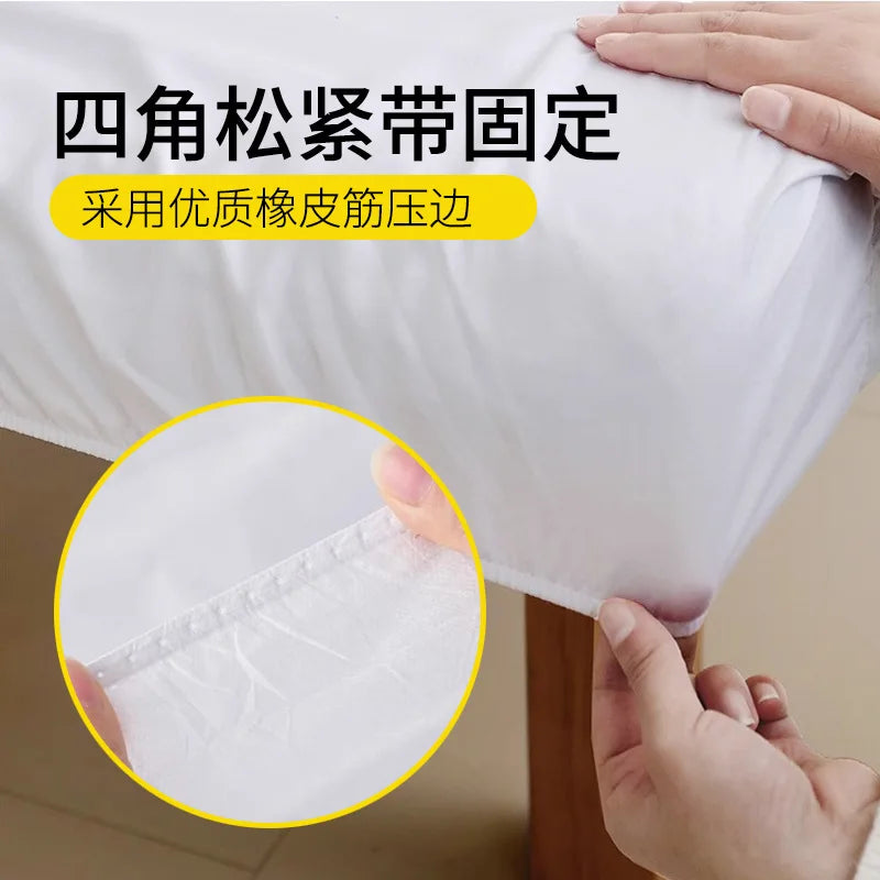 Disposable bed sheets with rubber band elastic waterproof and oil-proof beauty salon non-woven beauty massage physiotherapy bed