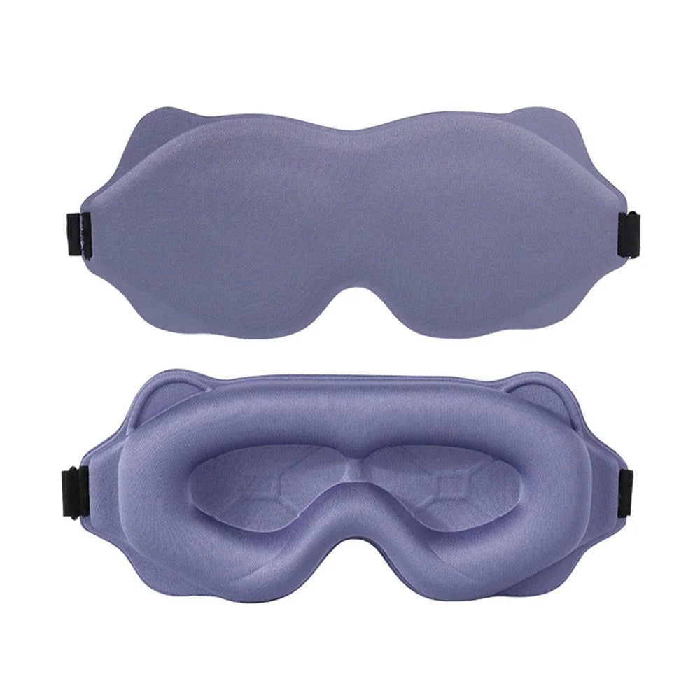 3D Sleeping Mask Block Out Light Soft Padded Sleep Mask For Eyes Slaapmasker Eye Shade Blindfold Sleeping Aid Face Mask Eyepatch