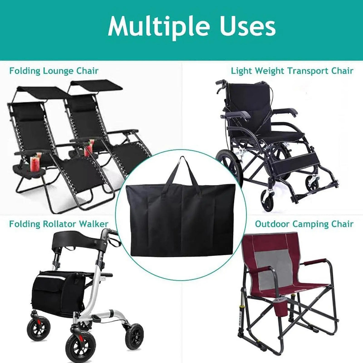 Portable Massage Table Bag SPA Tables Carrying Bag Washable Oxford Cloth Carrying Bag for Massage Table for Salon Travel Home