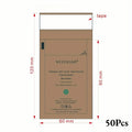 50Pcs Nail Sterilizer Bags Manicure Kraft Bags Nail Art Clean Tools Sterilization Disposable Nail Disinfection Accessories