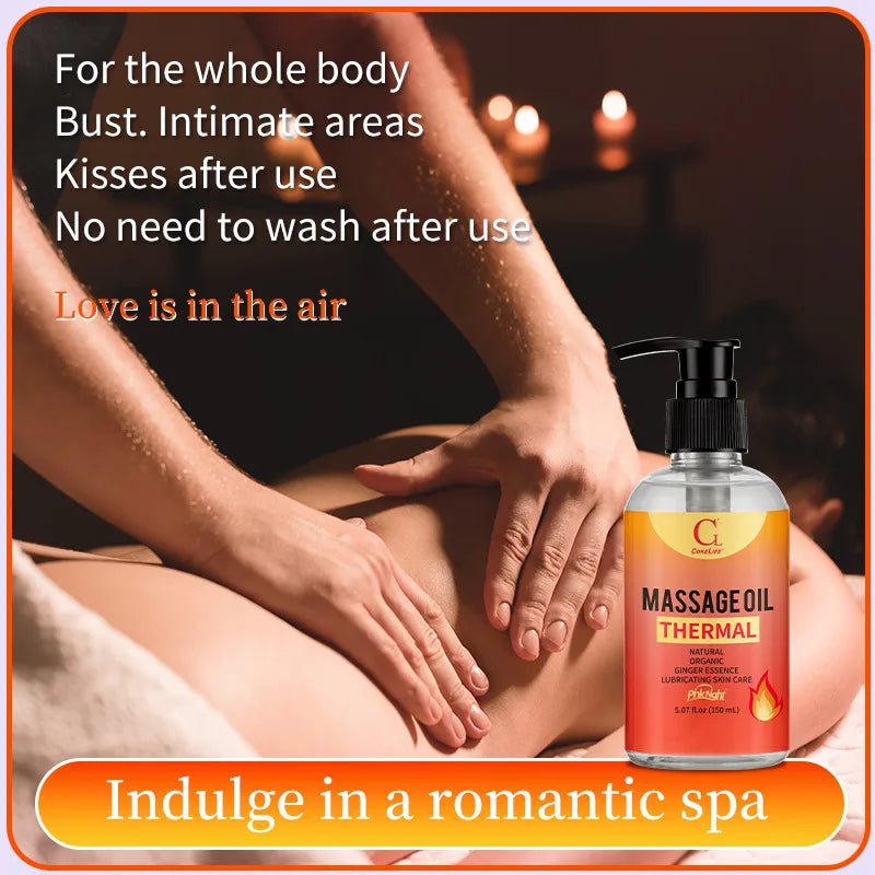 Heat Sensation Massage Oil Moisturize The Skin Sex Oil