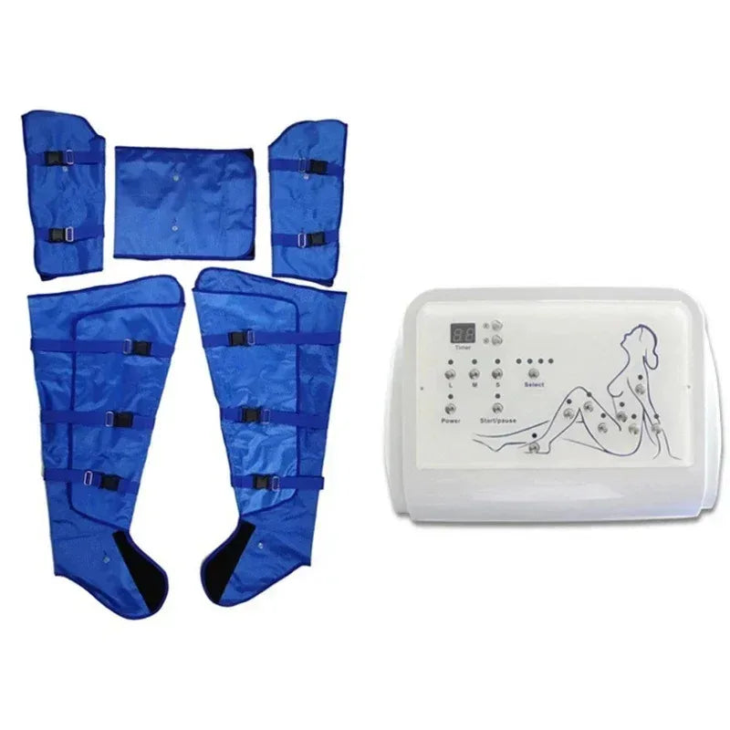 Air Wave Pressure Lymphatic Drainage Vacuum Therapy Pressotherapy Machine Relax Muscles Leg Waist Body Massage Air Compression