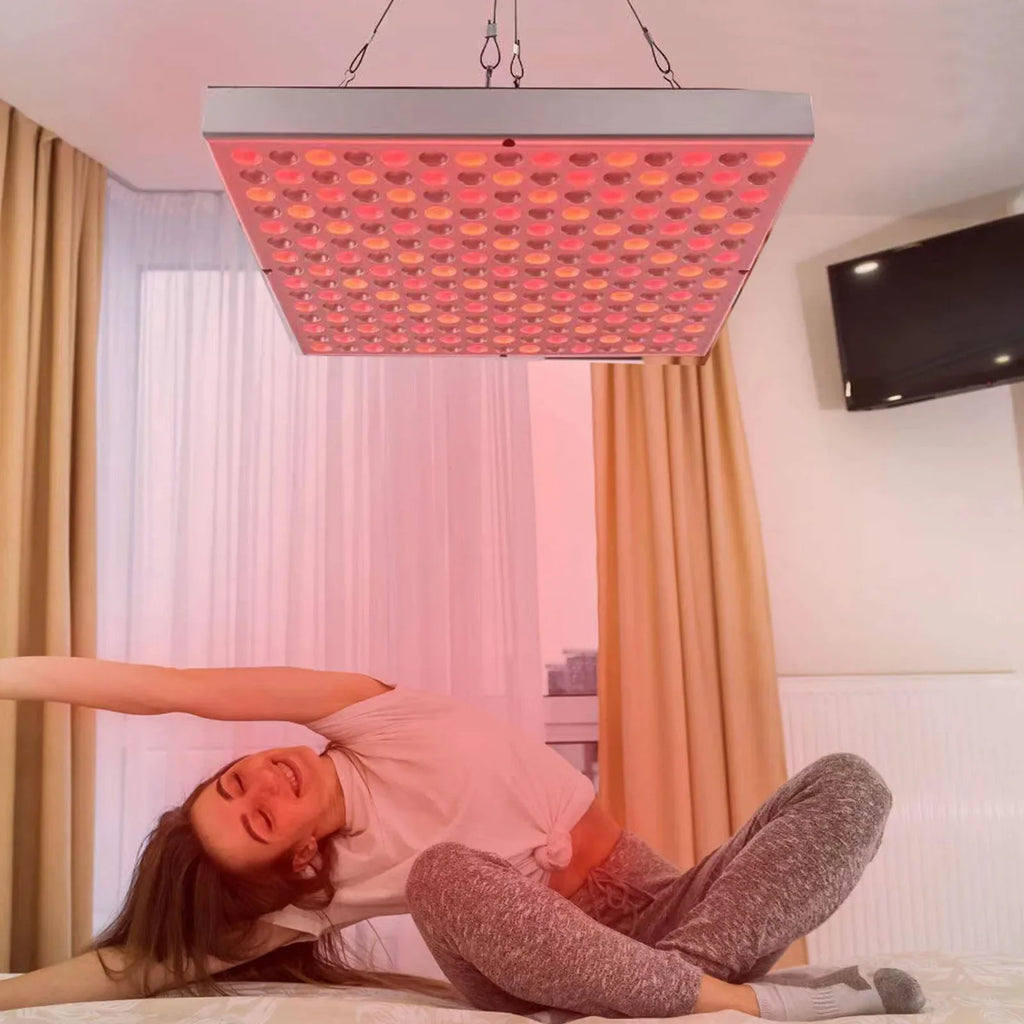 Red LED Phototherapy Combination Panel Beauty Panel Lamp 660nm/850nm Home Heating Lamp Instrument 45W Physiotherapy