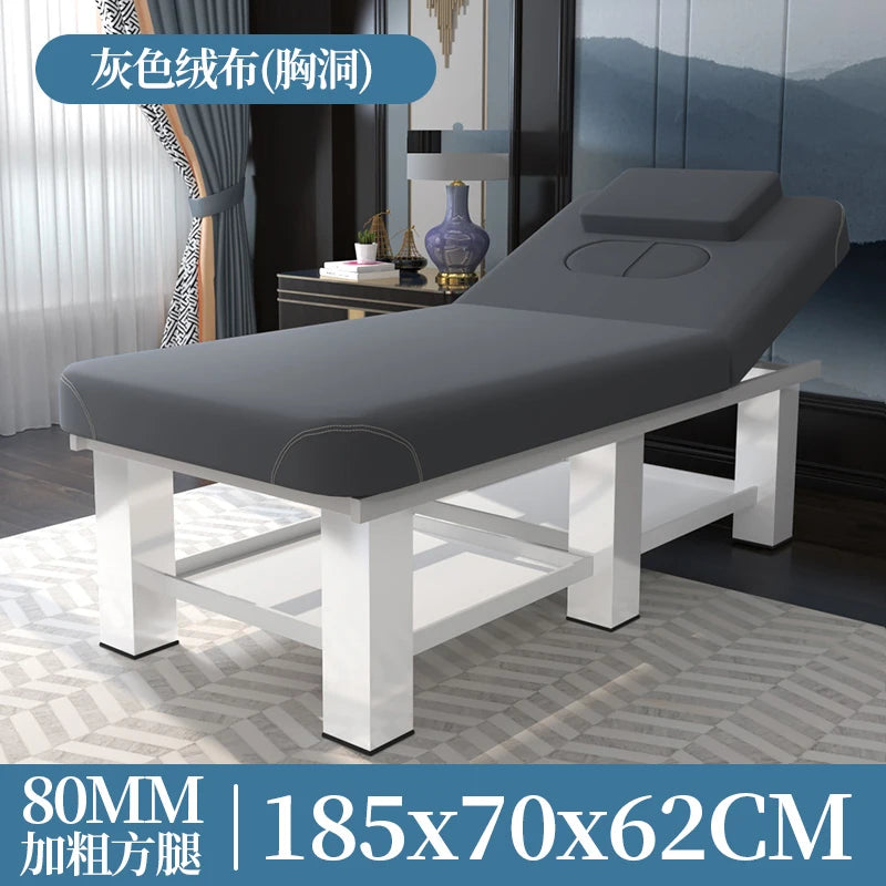 Simple Modern Massage Table Adjustable Multifunctional Beauty With Hole Massage Bed Adult Design Mesa Salon Equipment Furniture