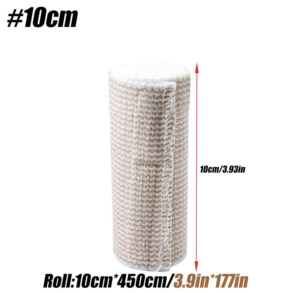 1 Roll Elastic Bandage Wrap Compression Bandage with Self-Closure,Ideal for ,Calf,Sports,Sprains,Wrist,Ankle and Foot
