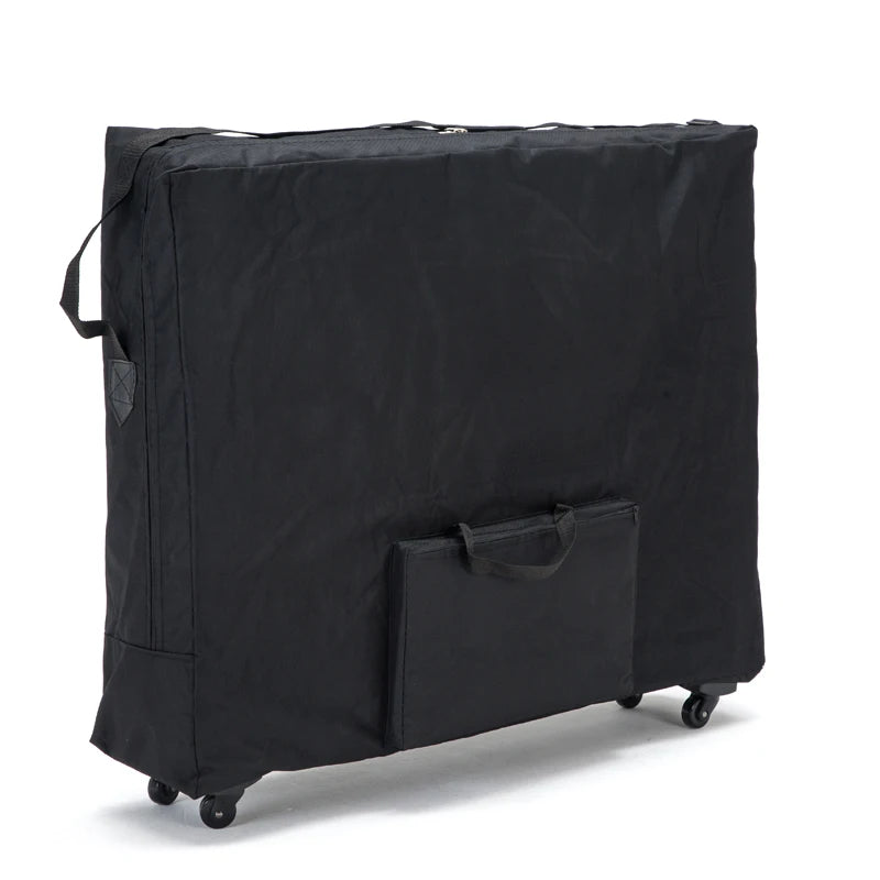 Professional Massage Table Carrying Bag With Wheels&Shoulder Strap Heavy-Duty Foldable Storage Case For Portable Massage Bed