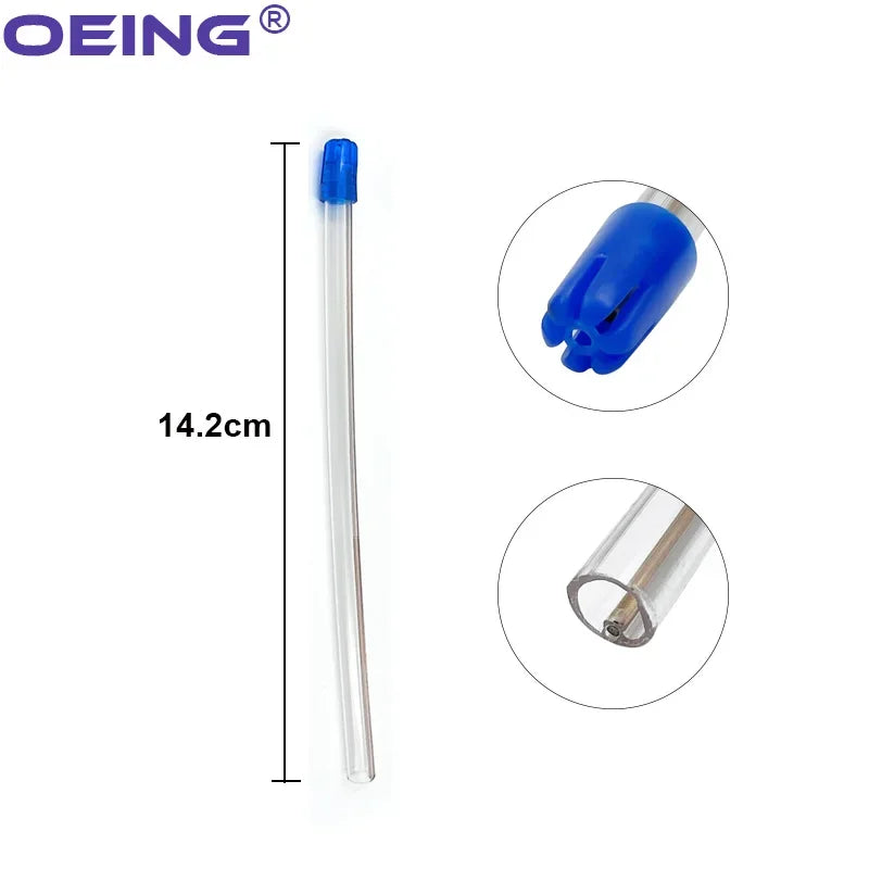 100Pcs Dental Saliva Ejectors Aspirator Tube Disposable Dentistry Surgical Aspirator Low Volume Suction Tube Dentistry Care Tool