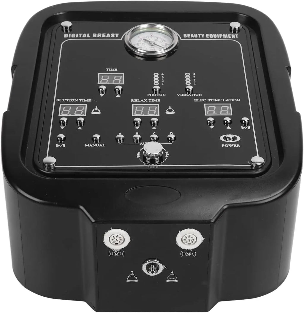 Vacuum Therapy Machine for Breast Enhancement and Butt Lift - 6 Cup Body Massager for Skin Tightening and Cellulite Reduction