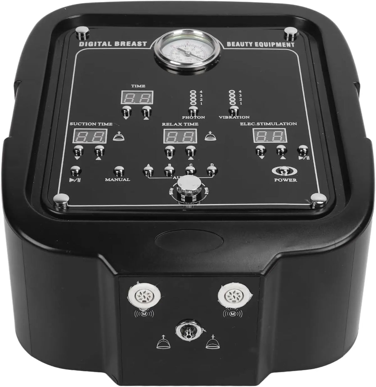 Vacuum Therapy Machine for Breast Enhancement and Butt Lift - 6 Cup Body Massager for Skin Tightening and Cellulite Reduction