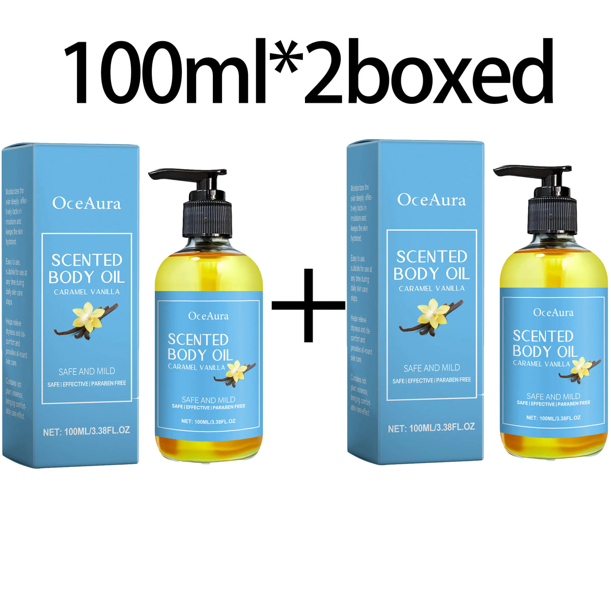 Caramel Vanilla Body Massage Oil Improve Moisturizing Relieve Stress Strengthen Nourishing Muscle Relaxing Body SPA Body Oils