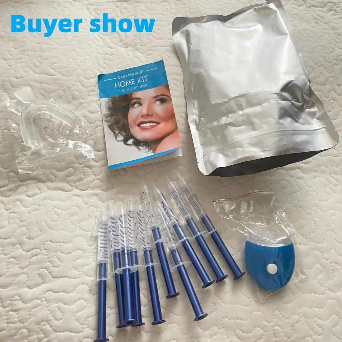 Home Use Teeth Whitening Kit Oral gels Tooth Whitener Bleaching White With 44% Peroxide whitening teeth gels dental brush