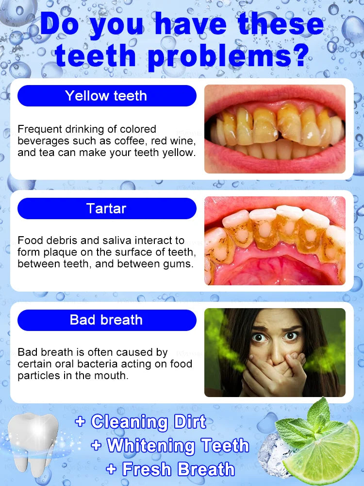 2025 new black technology for whitening teeth effectively cleans oral problems