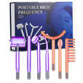 High Frequency Facial Wand For Hair Face Anti Aging Therapy Acne Tool  Neon+Argon Wands Skin Beauty (no handle）