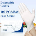 100-PCS Disposable Nitrile Gloves: Heavy-Duty, Waterproof & Anti-Slip for Kitchen Cleaning