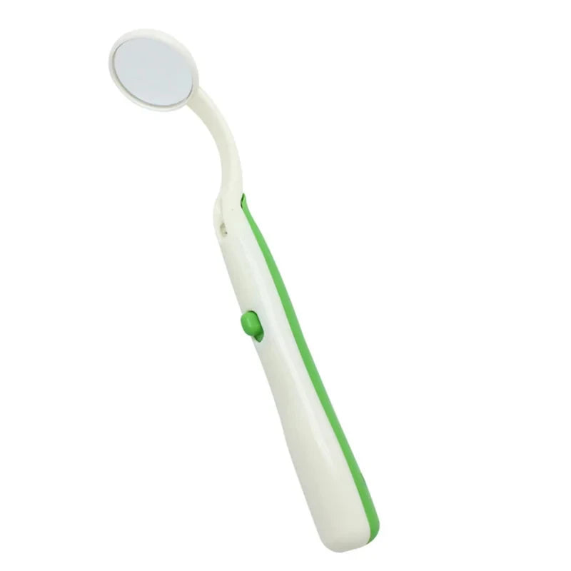 Dental Mirror With Led Light Inspect Instrument Checking Mirror Dentist Oral Super Bright Anti-fog Mouth Mirror Tooth Fashion