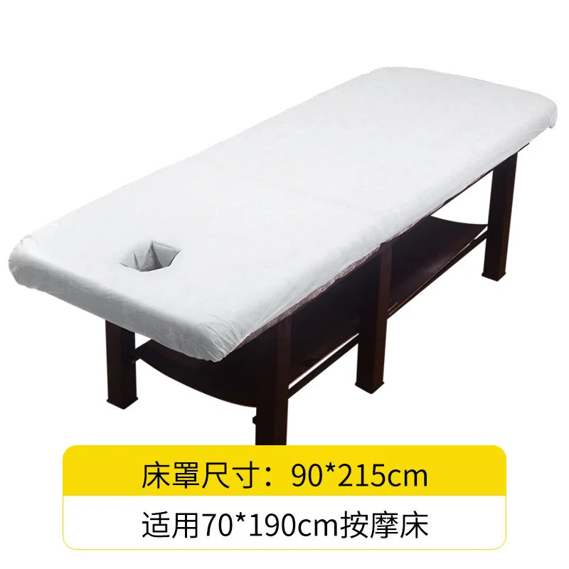 Disposable bed sheets with rubber band elastic waterproof and oil-proof beauty salon non-woven beauty massage physiotherapy bed