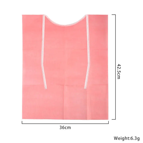 30 Pcs Disposable Dental Bibs with Ties Waterproof Sheets scarf Tattoo Cleaning Wipes Dental Clinic Tattoo Scarf Makeup Tool