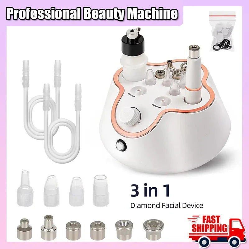 Professional Diamond Microdermabrasion Machine Home Use Facial Peeling Beauty Machine Exfoliation Face Deep Cleaning Skin Care
