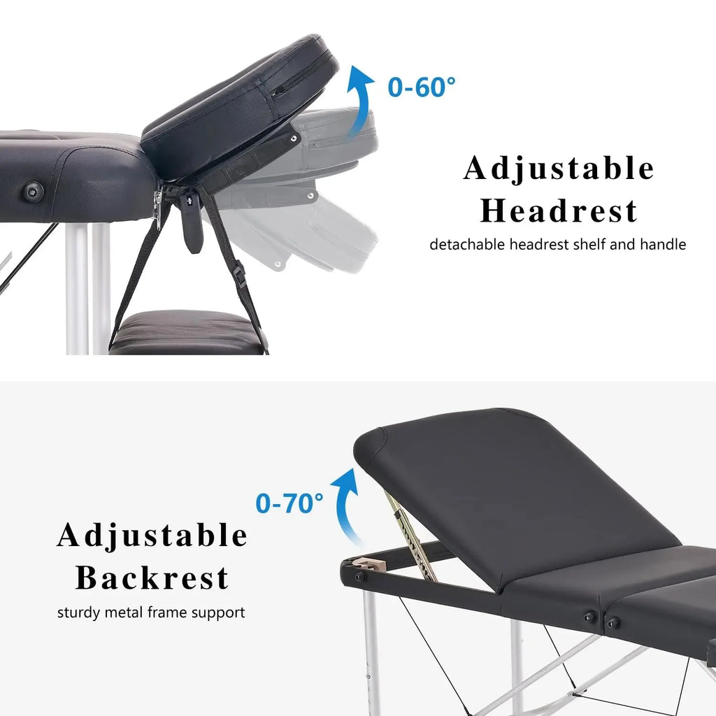 Body Spa Folding Massage Bed Massage Tables & Beds Therapy Massage Leather Beds