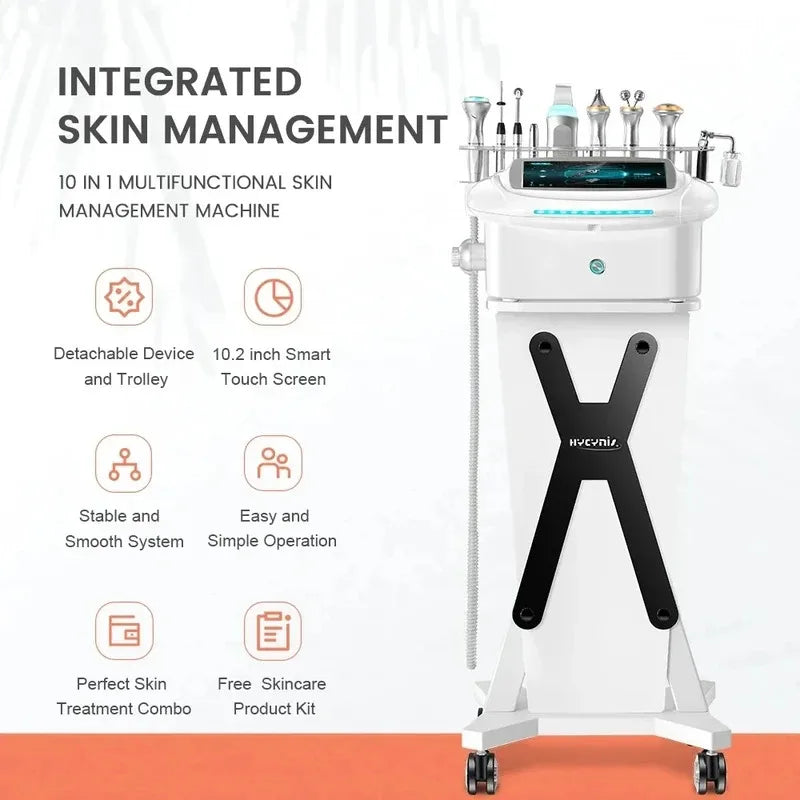 Hydra Professional 9-in-1 Aqua Facial Device Korean Beauty Health Solution Smart Multifunction Oxygen Jet Skin Care Machine