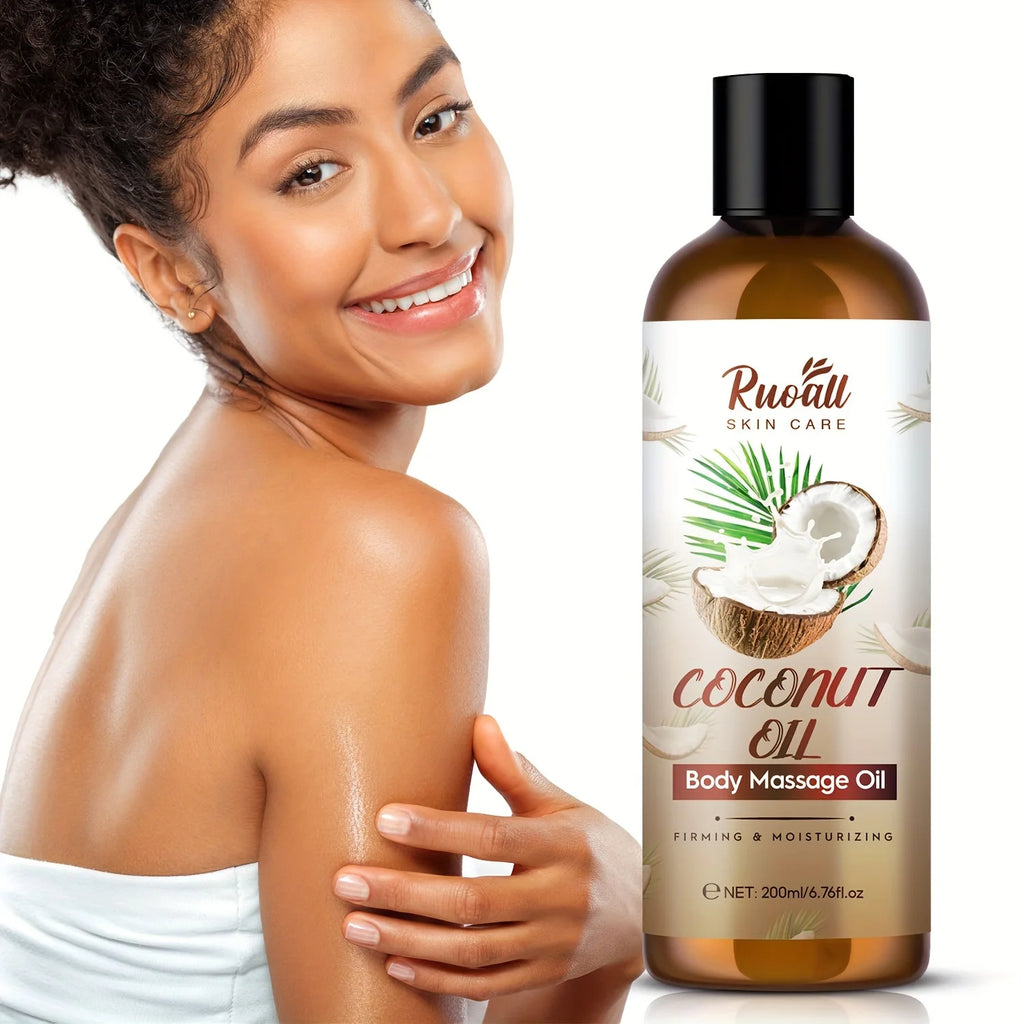 Coconut Oil Body Massage Essential oil, Rich in coconut oil extract essence, Can be used for body massage,long-lasting fragrance