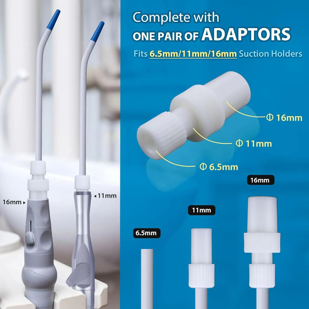 50/100pcs Disposable Dental Clinic Surgical Suction Tips Dental Surgical Aspirator Suction Tube Clinic Saliva Suction Tool