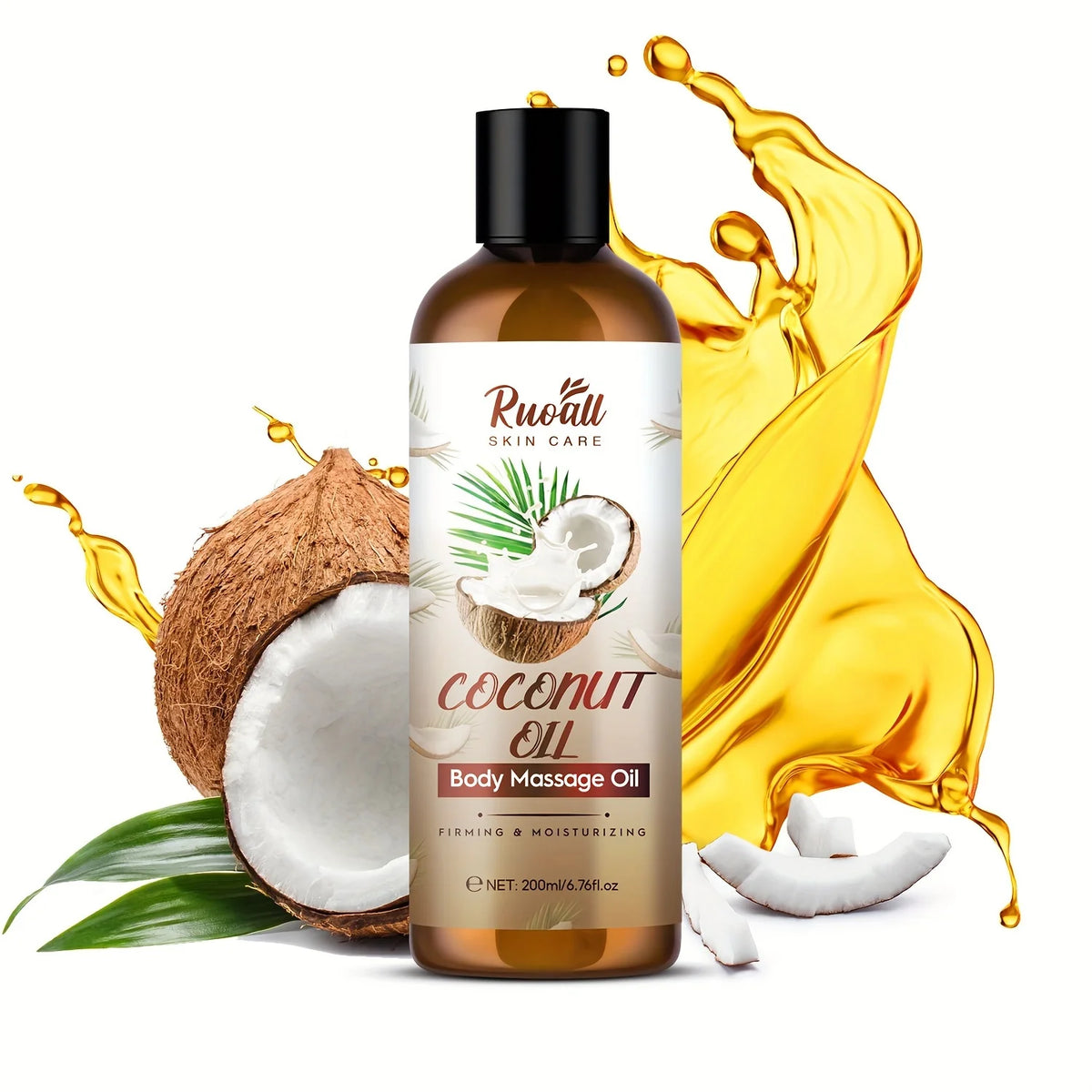 Coconut Oil Body Massage Essential oil, Rich in coconut oil extract essence, Can be used for body massage,long-lasting fragrance