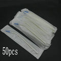 50pcs/pack Dentist Clinic Disposable Surgical Suction Tips Suction Tube Long Slim type Dental Consumable Material