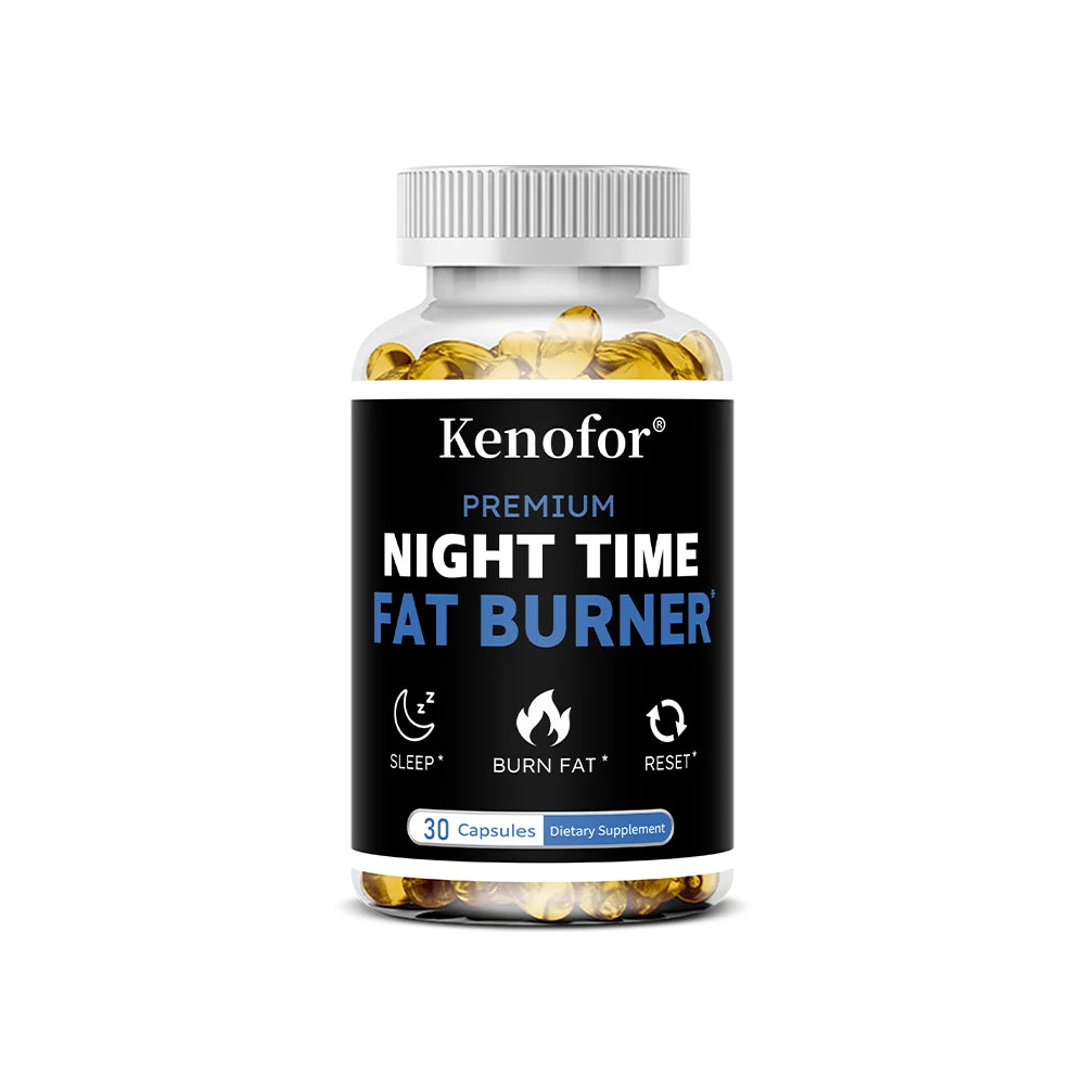 Nighttime Fat Burner Supplement - for Weight Loss, Boost Metabolism, Suppress Appetite Diet,Healthy Weight Management