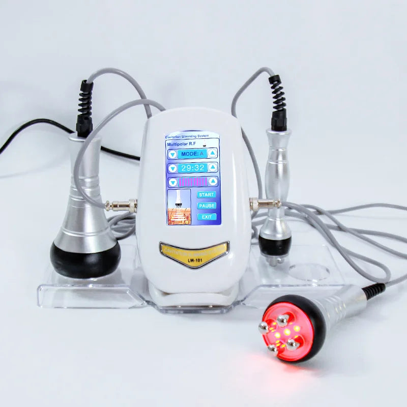 3 in 1 Facial Care 40K Cavitation Lipo Slimming Machine, Ultrasonic Liposuction Cavitation Device for Skin Tightening & Lifting