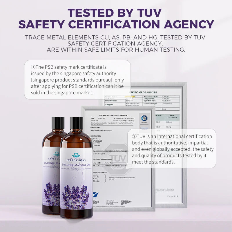 EXPRESSIONS LAVENDER  MASSAGE OIL