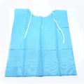 30 Pcs/pack Disposable Dental Bibs with Individual Ties Waterproof Sheets Blue
