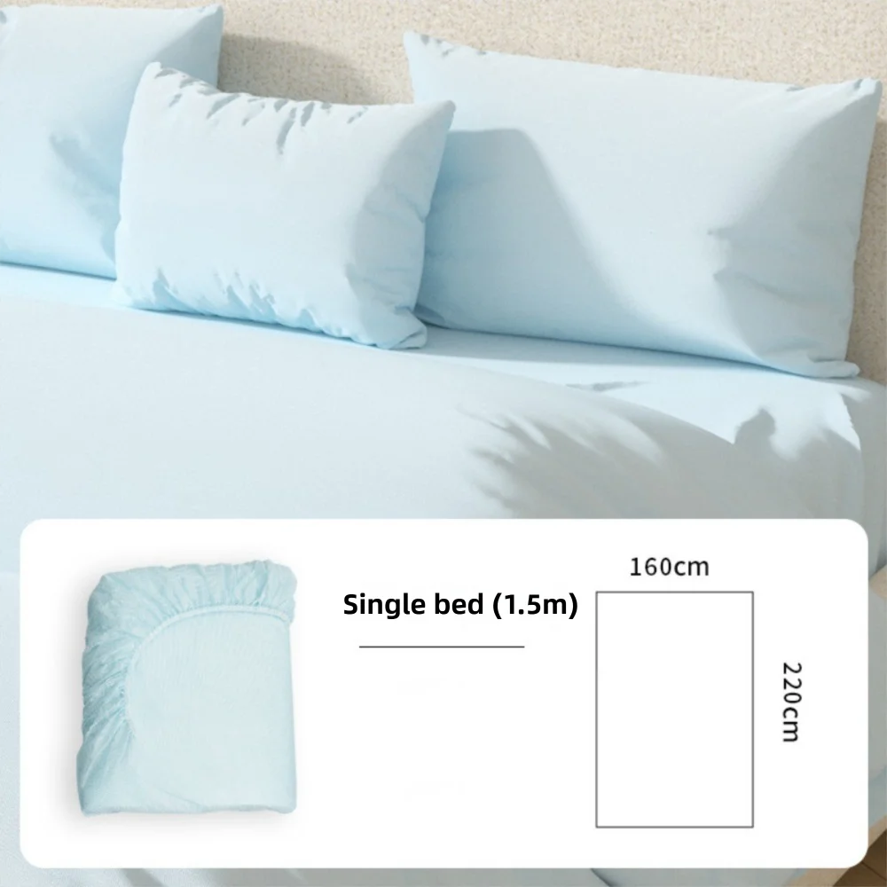 Disposable Non-woven Fitted Sheet with Elastic Bands Non Slip Adjustable Mattress Covers For Single Bed hotel Travel