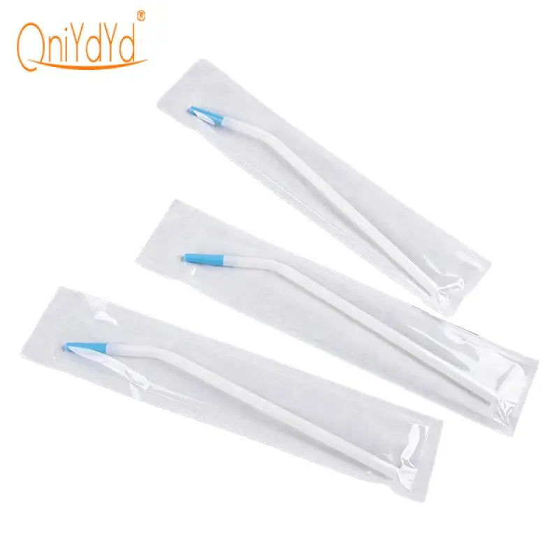 10Pcs Dental Clinic Disposable Surgical Suction Tips Saliva Ejector Laboratory Clinic Suction Tube Long Slim Type