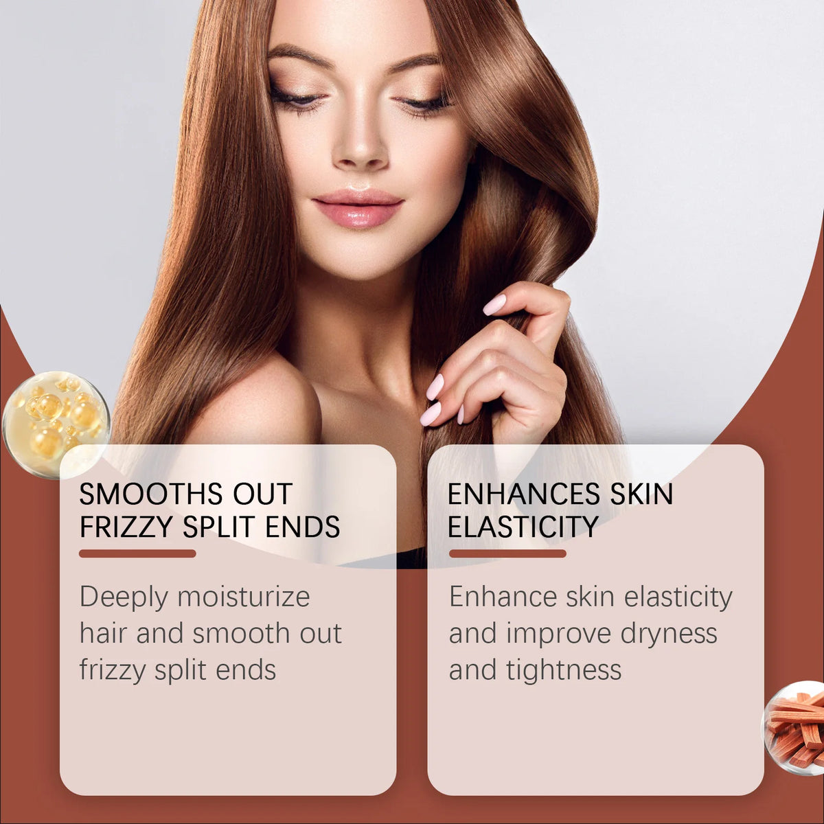 Sandalwood Massage Essential Oil Moisturizing Soothing Nourishing Repair Damaged Hair Smooth Woody Fragrance Body Essential Oil