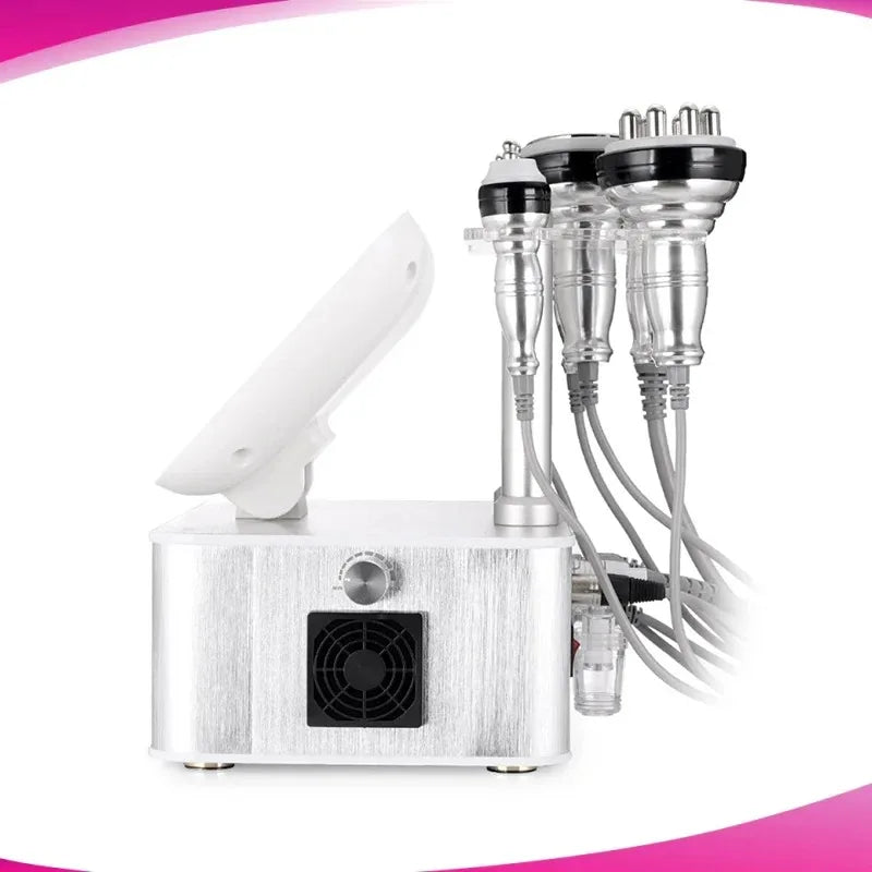 Portable 40K Cavitation RF Vacuum Fat Burning Machine Home Use for Body Slimming Weight Loss Cellulite Removal Lymph Drainage