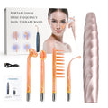 High Frequency Facial Wand Glass Electrode Neon Argon Skin Care Beauty Device Scalp Care Portable Massager Home Use Tool