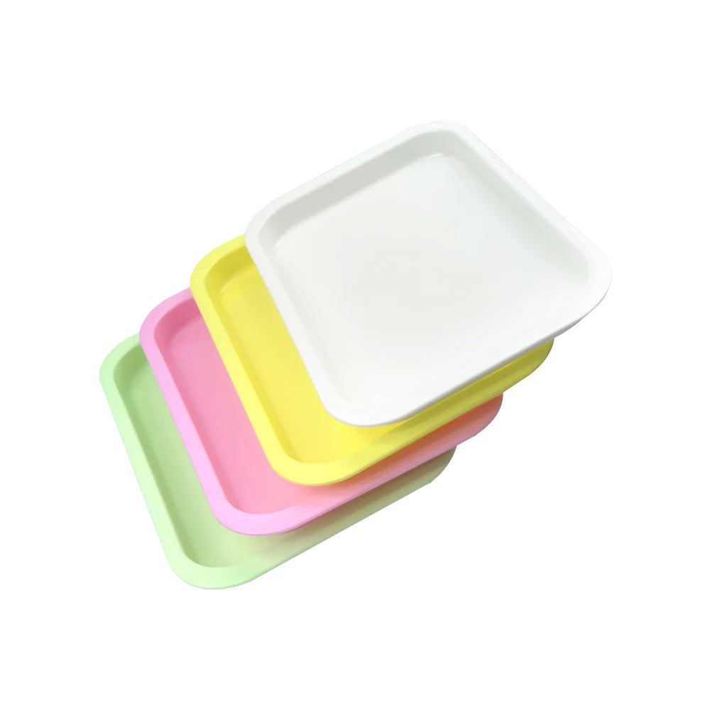 Dental Disinfection Tray Medical Surgical Dental trays for dental instruments Plastic Trays Cosmetic Storage Tray Dentistry Tool