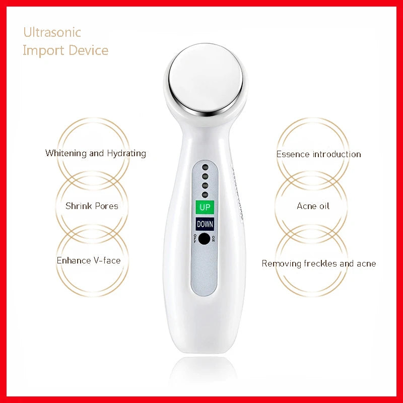 1Mhz Cavitation Ultrasonic Facial Cleaner Body Slimming Spa Skin Tightening Lifting Anti-Acne Wrinkle Removal Massager Beauty