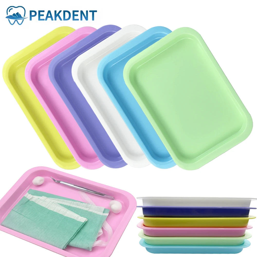 Dental Disinfection Tray Medical Surgical Dental trays for dental instruments Plastic Trays Cosmetic Storage Tray Dentistry Tool