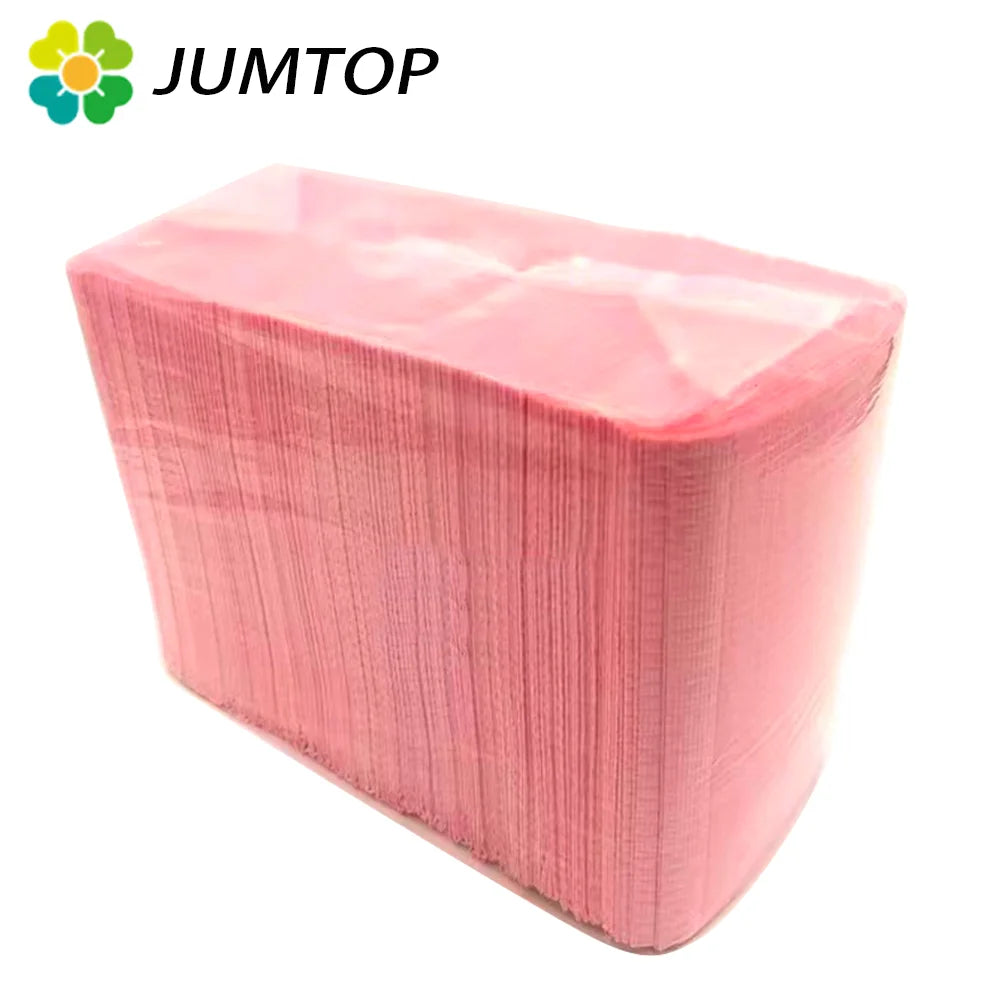 125Pcs Dentistry Disposable Dental Bibs Dentist Paper Scarf Tattoo Odontologia Dental Material Clean Pad Tattoo Table Covers