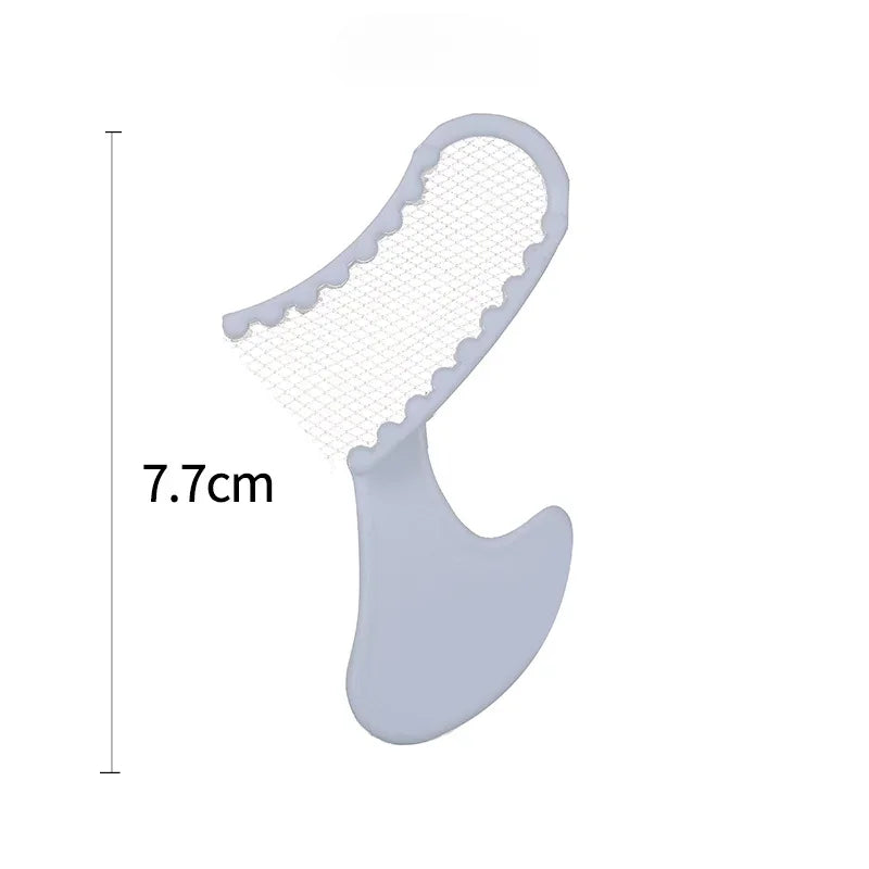 50pcs Disposable Dental Bite Impression Trays Kits Teeth Registration Impression Tray with Plastic Rigid Frame and Non-Tear Mesh