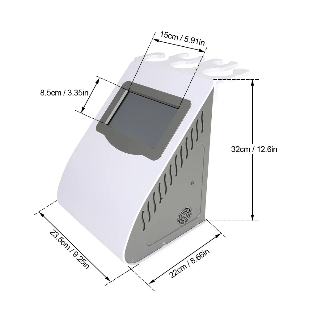5 in 1 40K Ultrasonic Cavitation RF Vacuum Beauty Machine with Laser Pads for Skin Smoothing Body Shaping Home Salon Care Device