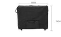 Waterproof Portable Massage Bed Storage Bag with Wheeled Travel Case Wear-Resistant Oxford Cloth Backpack with Folding Legs