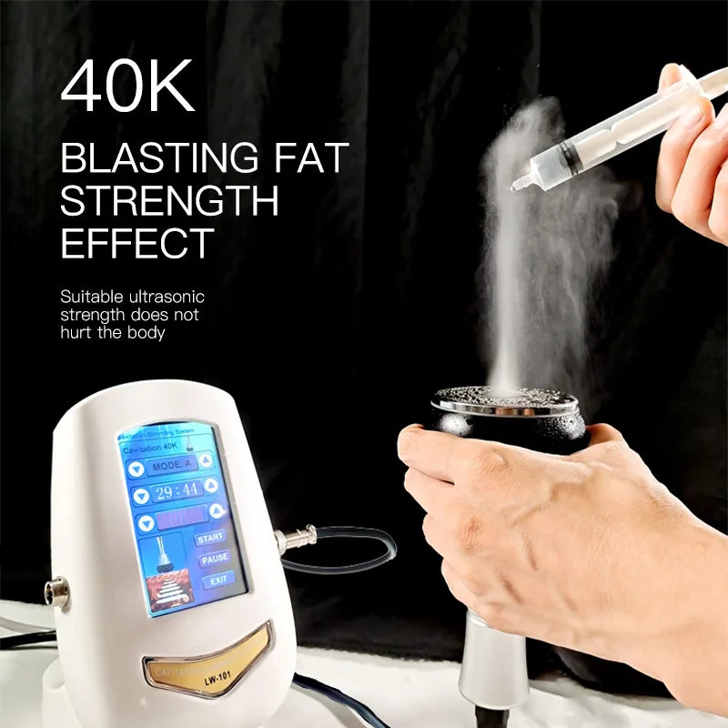 3 in 1 Facial Care 40K Cavitation Lipo Slimming Machine, Ultrasonic Liposuction Cavitation Device for Skin Tightening & Lifting