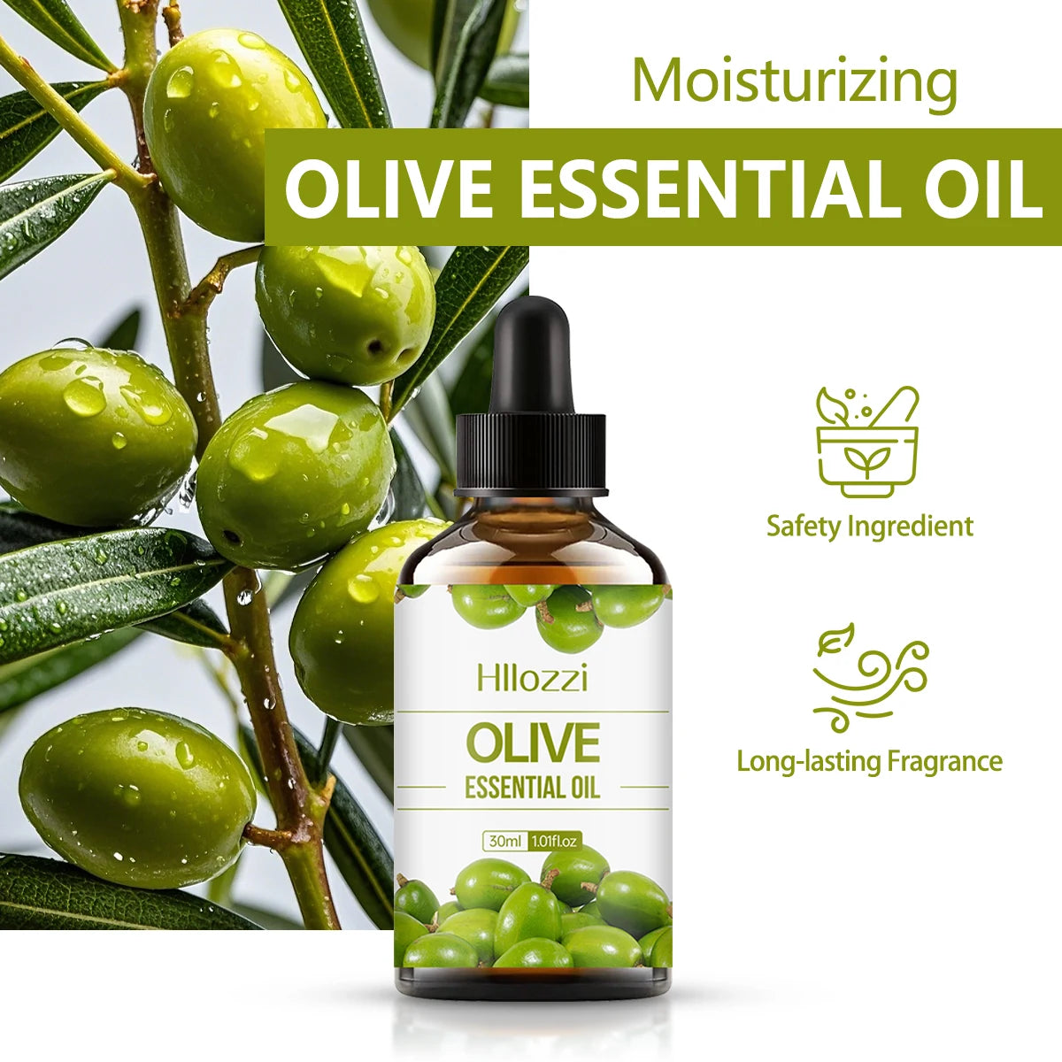 30ml olive essential oil skin care hair care aromatherapy massage multifunctional essential oil DIY production