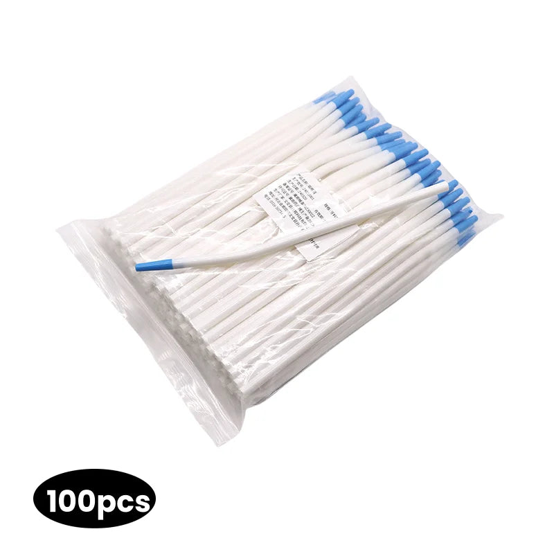 50/100pcs Disposable Dental Clinic Surgical Suction Tips Dental Surgical Aspirator Suction Tube Clinic Saliva Suction Tool