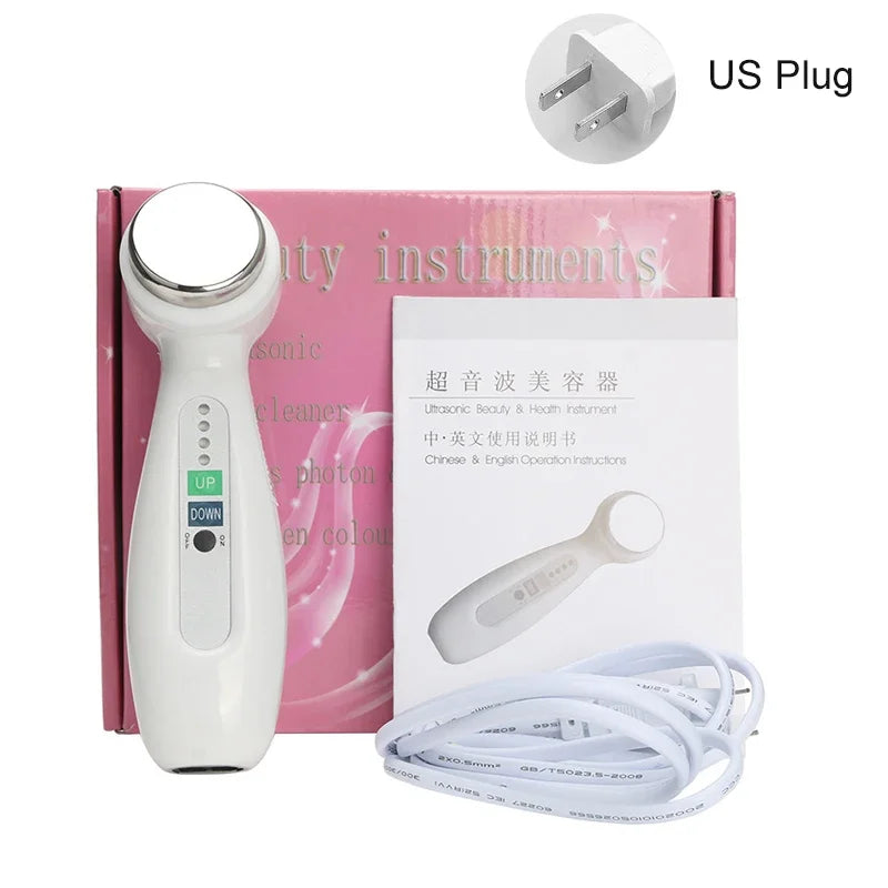 1Mhz Cavitation Ultrasonic Facial Cleaner Body Slimming Spa Skin Tightening Lifting Anti-Acne Wrinkle Removal Massager Beauty
